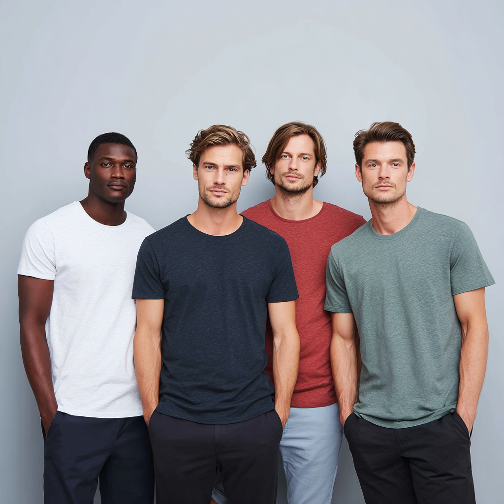 Top 5 basic T-shirts voor heren van RJ Bodywear